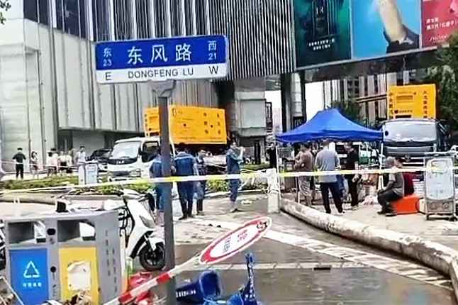 开云·官方站注册-开云online(中国)排涝突击队在排涝现场